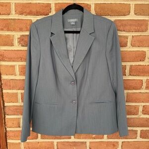 Koret Women's Light Gray Two-Button Blazer